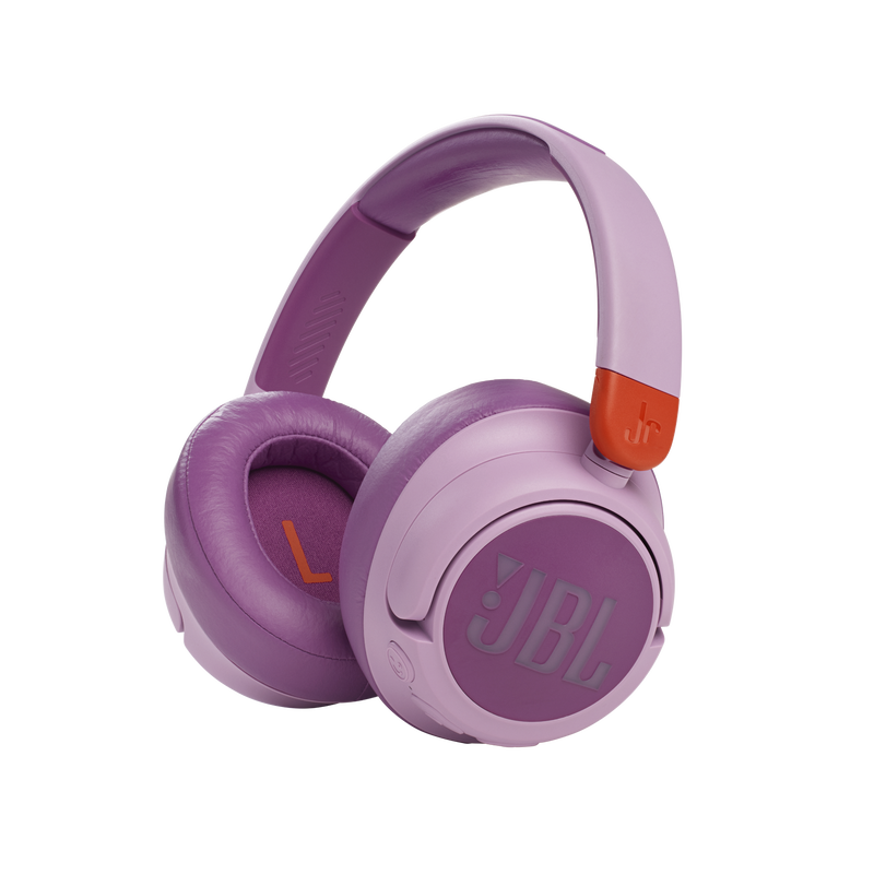 JBL JR 460NC - Pink - Wireless over-ear Noise Cancelling kids headphones - Hero image number null